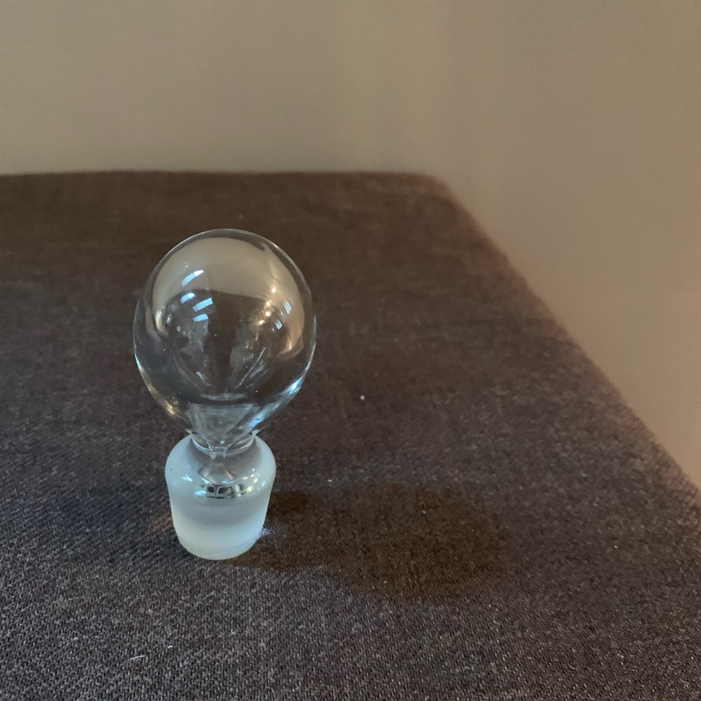 Clear Glass Bottle Stopper